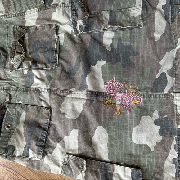 Vintage y2k mossimo army cargo skirt 100% cotton - Picture 7 of 7